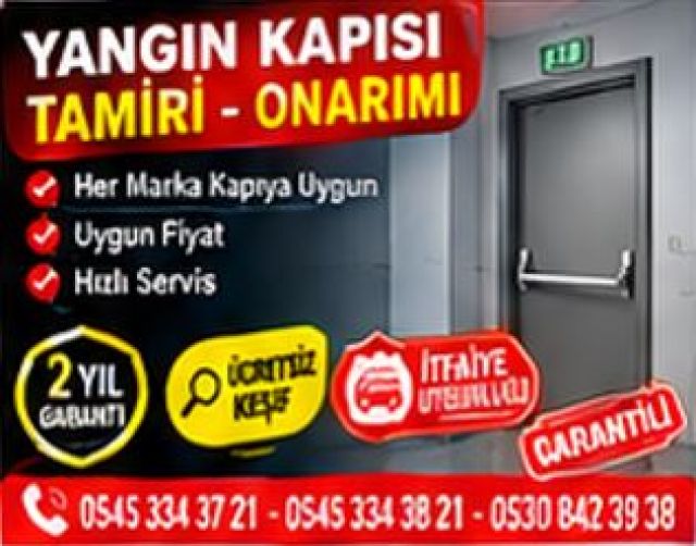 Pendik Yangın Kapısı Kapanmıyor, Kapı Hidroliği, Menteşe ve Kasa Ayarı Nasıl Yapılır?