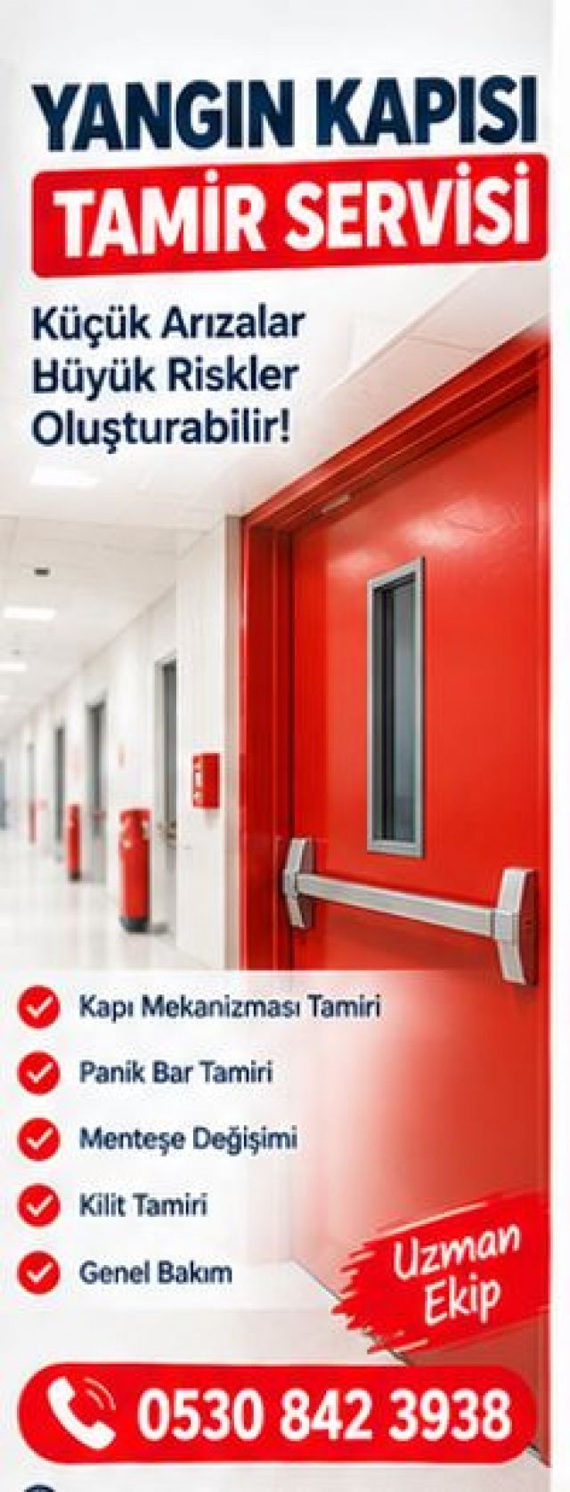 Pendik Yangın Kapısı Tamir Servisi